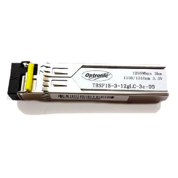 Модуль SFP WDM, 1.25Гбит/с, 1550/1310нм, 3км, DDM, TBSF15-3-12gSC-3c-DD