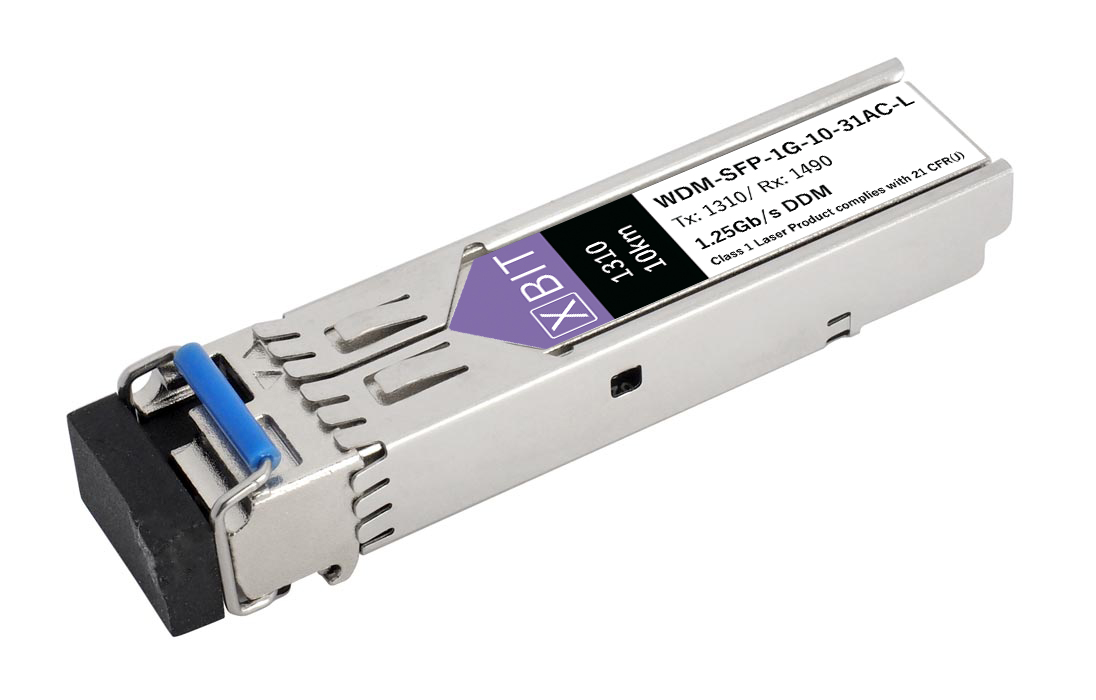 Модуль SFP WDM, 1.25Гбит/с, 1550/1310нм, 10км, TBSF15d-10-12gSC-3c