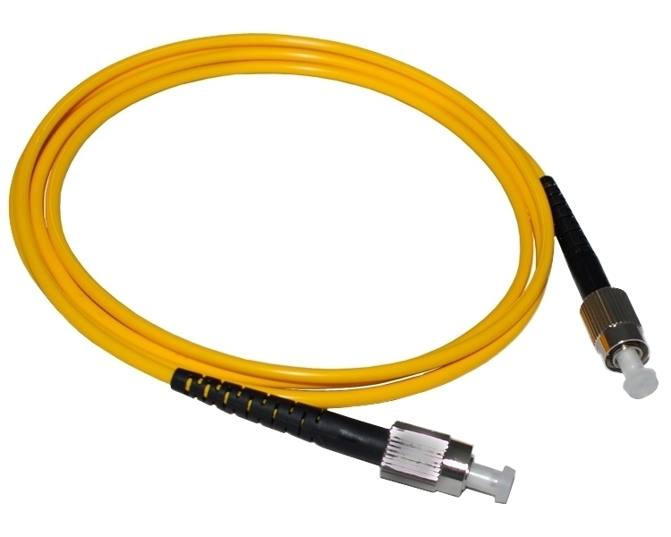 Патчкорд оптический FOXNET simplex FC-FC, UPC/UPC, SM, 3м