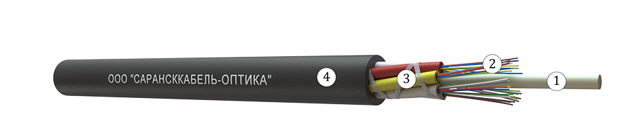 Кабель оптический ОКГН-0.22-128 П 2,7кН