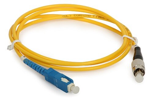 Патчкорд оптический FOXNET simplex SC-FC, UPC/UPC, SM, 3м