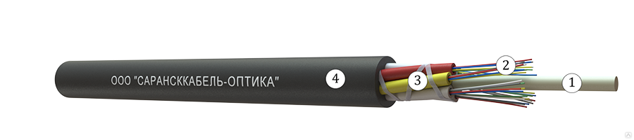 Кабель оптический ОКГН-0.22-128 П 2,7кН